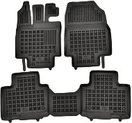 Rezaw-Plast gumové koberečky černé s vyšším okrajem Toyota Highlander (XU70) 21- 5 míst - Car Mats