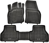 Rezaw-Plast gumové koberečky černé s vyšším okrajem VW Caddy 20- 5 míst, sada 3 ks - Car Mats