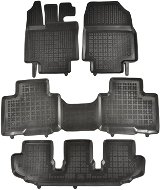 Rezaw-Plast gumové koberečky černé s vyšším okrajem Toyota Highlander (XU70) 21- 7 míst - Car Mats