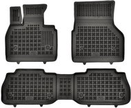 Rezaw-Plast rubber mats black with higher edge BMW iX I20, 21- set of 3 pcs - Car Mats