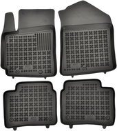 Rezaw-Plast rubber mats black with higher edge Hyundai i10, 9/19- set of 4 - Car Mats
