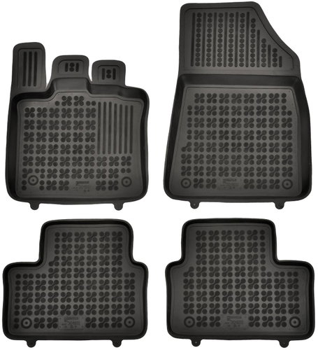 Rezaw-Plast rubber mats black with higher edge Renault Captur 20- set of 4 - Car Mats - Main image