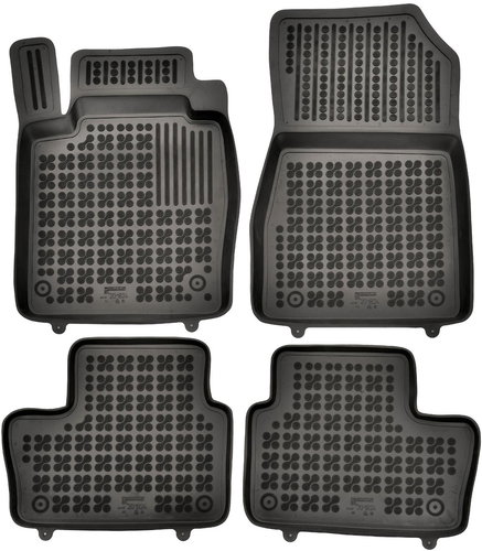 Rezaw-Plast rubber mats black with higher edge Nissan Juke 19- set of 4 - Car Mats - Main image