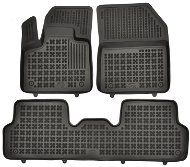 Rezaw-Plast gumové koberečky černé s vyšším okrajem DS DS7, 1/18- verze bez tunelu, sada 3 ks - Car Mats