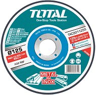 Total-Tools kotouče řezné na kov, 10ks, 125 × 1,2 × 22,2 mm - Řezný kotouč