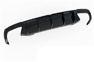 Maxton Design vložka zadného nárazníka ver.2 pre Škoda Octavia RS Mk3, čierny lesklý plast ABS, pre dieselové motory - Spojler