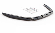 Maxton Design spoiler under front bumper ver.4 for Skoda Octavia RS Mk3, black glossy ABS plastic -  Spoiler