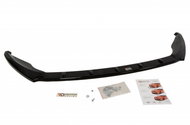 Maxton Design spoiler under front bumper ver.1 for Skoda Octavia RS Mk3, black glossy ABS plastic -  Spoiler