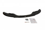 Maxton Design front bumper spoiler for BMW 3 Series E92 M-Pack, black glossy ABS plastic -  Spoiler