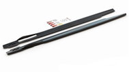Maxton Design diffusers under side sills for BMW X6 G06 M-Pack, black glossy ABS plastic -  Spoiler