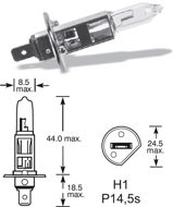 Lucas H1 55W P14,5s - Autóizzó