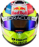 Red Bull 1:2 Checo Perez Season 2023 Mini Helmet - Collector's Set
