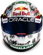 Red Bull 1:2 Checo Perez 250 Races 2023 Mini Helmet - Collector's Set