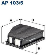 FILTRON air filter AP 103/5 - Air Filter