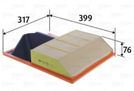 VALEO air filter 585458 - Air Filter