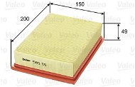 Vzduchový filtr VALEO vzduchový filtr 585119 - Vzduchový filtr