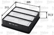 VALEO 585243 - Vzduchový filter