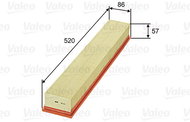VALEO vzduchový filtr 585323 - Vzduchový filtr