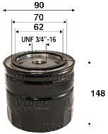 VALEO Olejový filter 586121 - Olejový filter