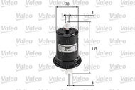VALEO Fuel filter 587024 - Fuel Filter