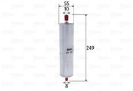 VALEO Fuel filter 587100 - Fuel Filter