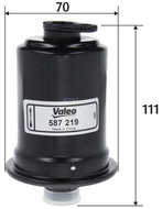 VALEO Fuel filter 587219 - Fuel Filter
