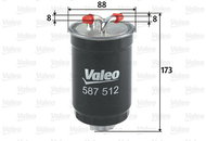 VALEO Fuel filter 587512 - Fuel Filter
