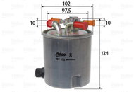 VALEO Fuel filter 587572 - Fuel Filter
