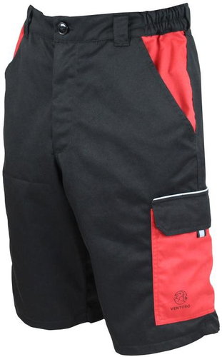 Ventoso Oliver shorts, red/black, size 62 - Work Shorts - Main image