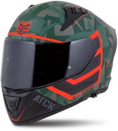 CASSIDA Aero ATCK 2025, green camo/black/grey/orange, size 2XL - Motorbike Helmet