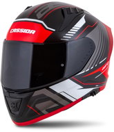 CASSIDA Aero Drome 2025, black pearl/red/white/gray, size 4.5 mm, w/w XS - Motorbike Helmet
