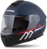 CASSIDA Modulo 2.1 Compass 2025, blue mat. /black/silver/red, for Pinlock, size 2.5 mm. XL - Motorbike Helmet
