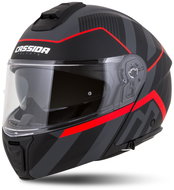 CASSIDA Modulo 2.1 Profile 2024, matt black/ grey/ red, size 2.1. XS - Motorbike Helmet