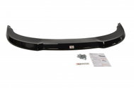 Maxton Design front bumper spoiler for Audi A6 C6 S-Line, black ABS gloss plastic -  Spoiler