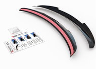 Maxton Design spoiler extension for Audi A6 C8 Avant, black gloss ABS plastic -  Spoiler