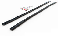 Maxton Design Diffusers under side sills for Audi A6 S-Line C8, S6 C8, black glossy ABS plastic -  Spoiler