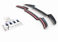 Maxton Design spoiler extension ver.2 for Audi RS6 C7, black glossy ABS plastic -  Spoiler