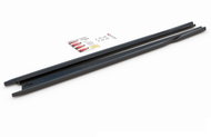 Maxton Design diffusers under side sills for Škoda Fabia Mk3, black glossy ABS plastic -  Spoiler
