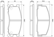 BOSCH Brake pads 0 986 424 133 - Brake Pads