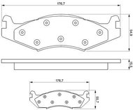 BOSCH Brake pads 0 986 424 273 - Brake Pads