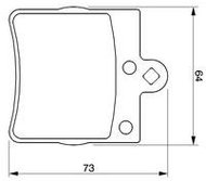 BOSCH Brake pads 0 986 424 519 - Brake Pads