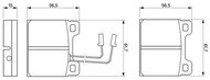 BOSCH Brake pads 0 986 469 111 - Brake Pads