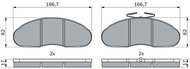 BOSCH Brake pad set 0 986 424 914 - Brake Pads
