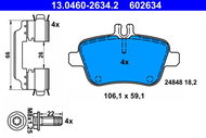ATE Brake pad set 13.0460-2634.2 - Brake Pads