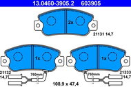 ATE Brake pads 13.0460-3905.2 - Brake Pads