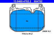 ATE Brake pads 13.0460-4702.2 - Brake Pads