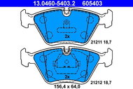 ATE 605403 Brake pad set 13.0460-5403.2 - Brake Pads