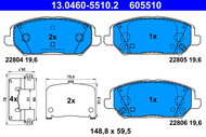 ATE Brake pads 13.0460-5510.2 - Brake Pads