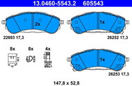 ATE Brake pads 13.0460-5543.2 - Brake Pads