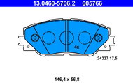ATE 605766 Brake pad set 13.0460-5766.2 - Brake Pads